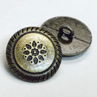 M-305-Southwestern Metal Shank Button